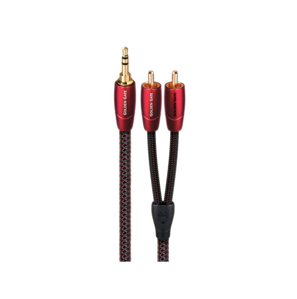 สายสัญญาณอนาล็อก AUDIOQUEST : GOLDEN GATE (MINI TO RCA) (1.0M)
